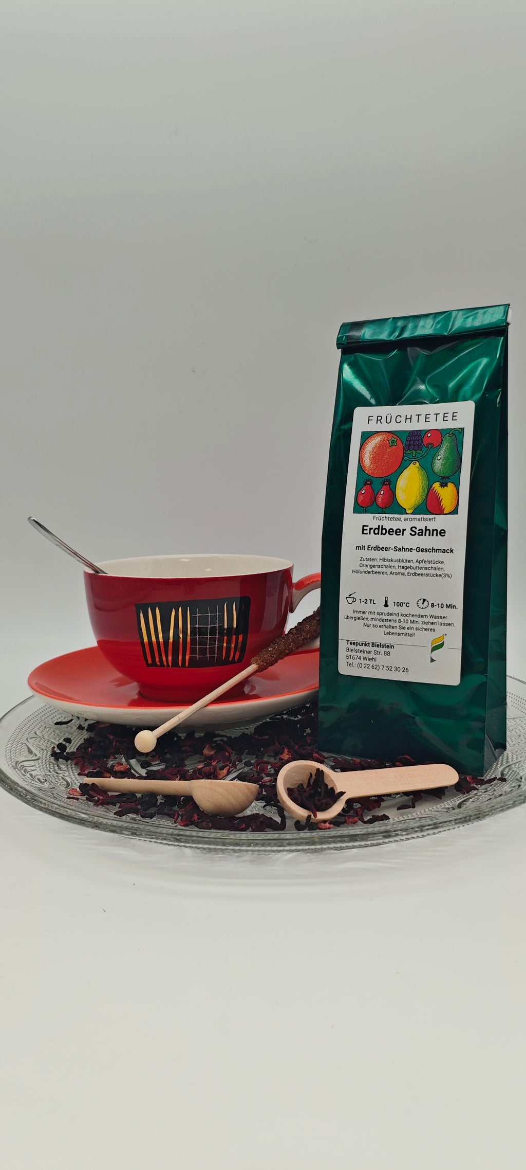 Früchtetee Erdbeer Sahne