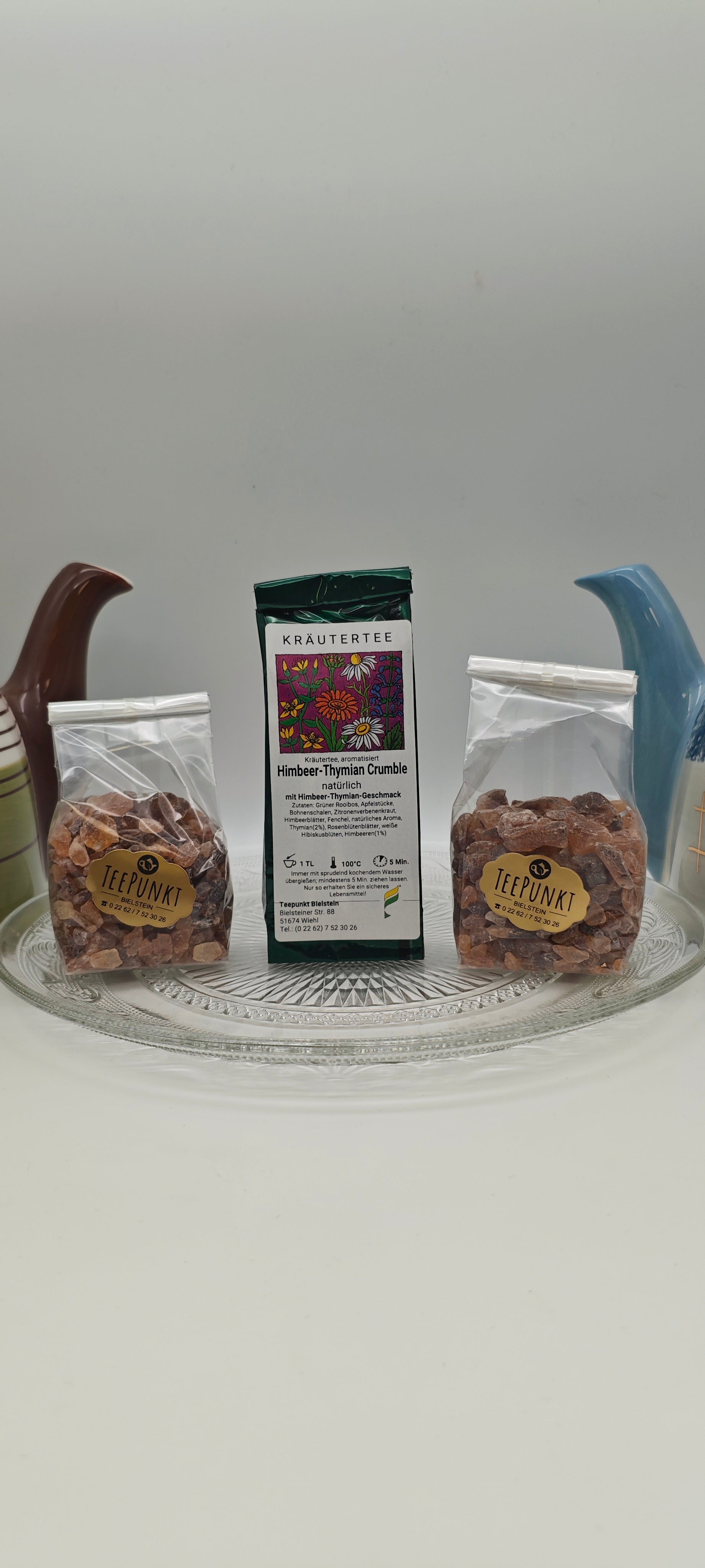 Himbeer-Thymian Crumble