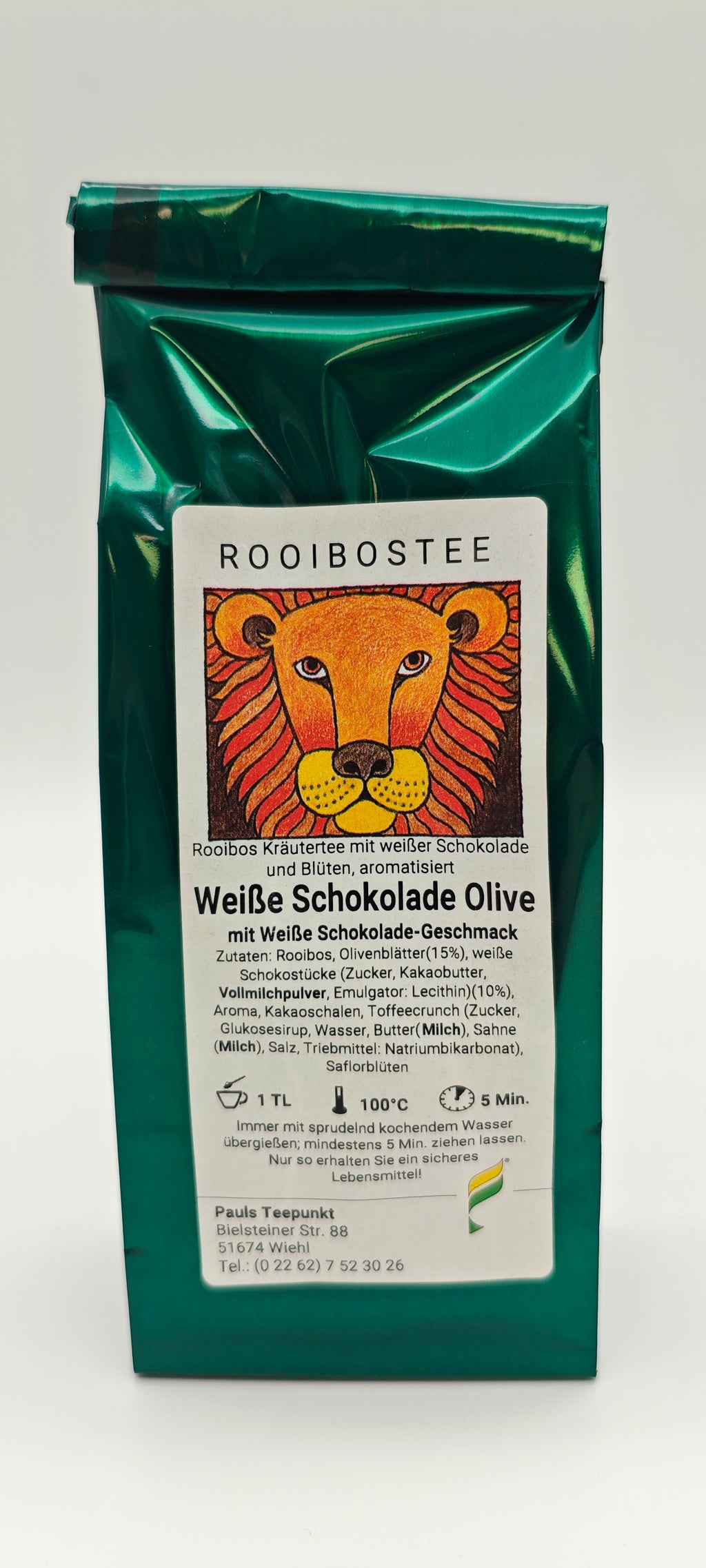 Weiße Schokolade Olive