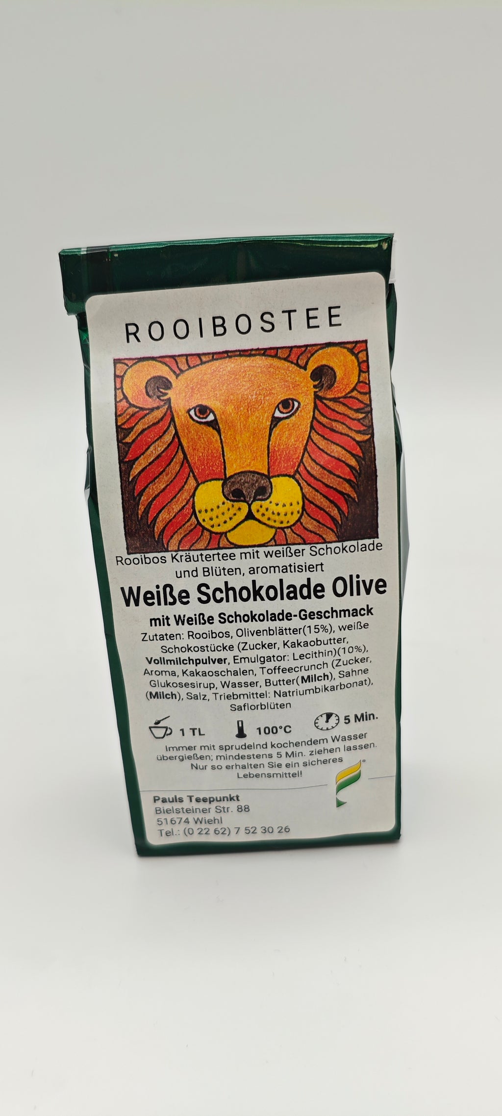 Weiße Schokolade Olive